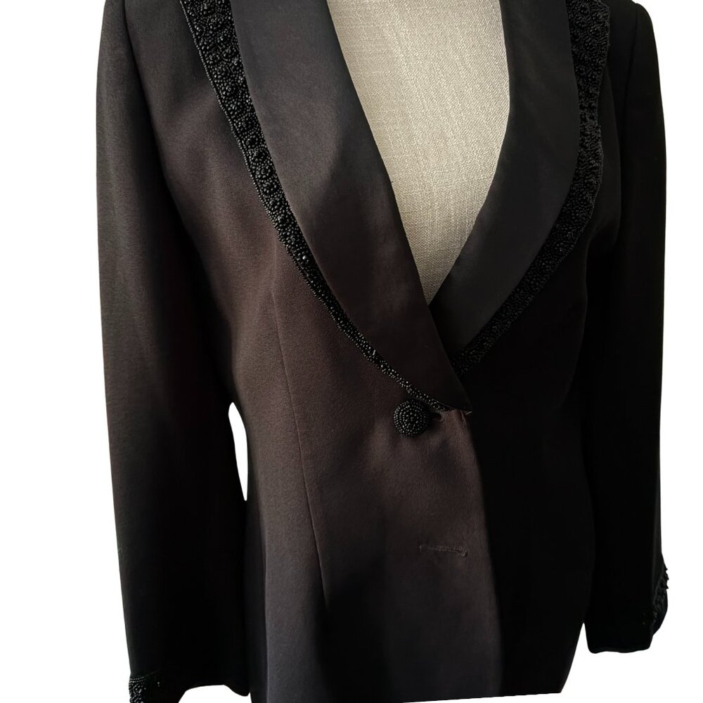 Vintage John Meyer Beaded Blazer Women’s 12 | whimsy Goth